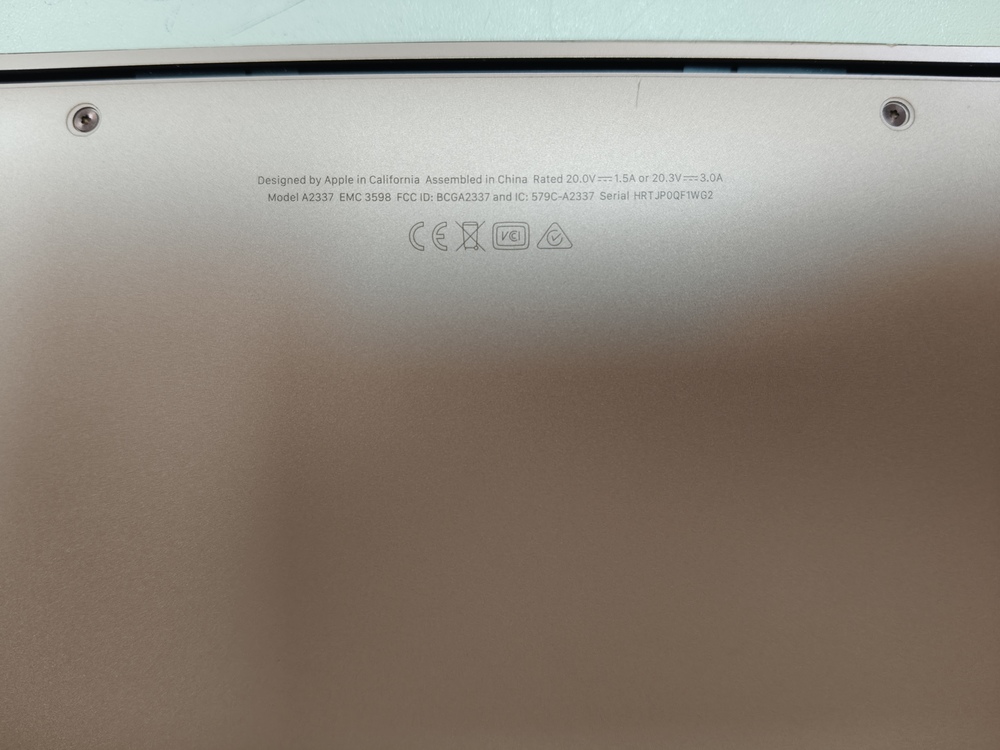 Ноутбук Apple MacBook Air (Retina 13 дюймов  M1,A2337) 2020