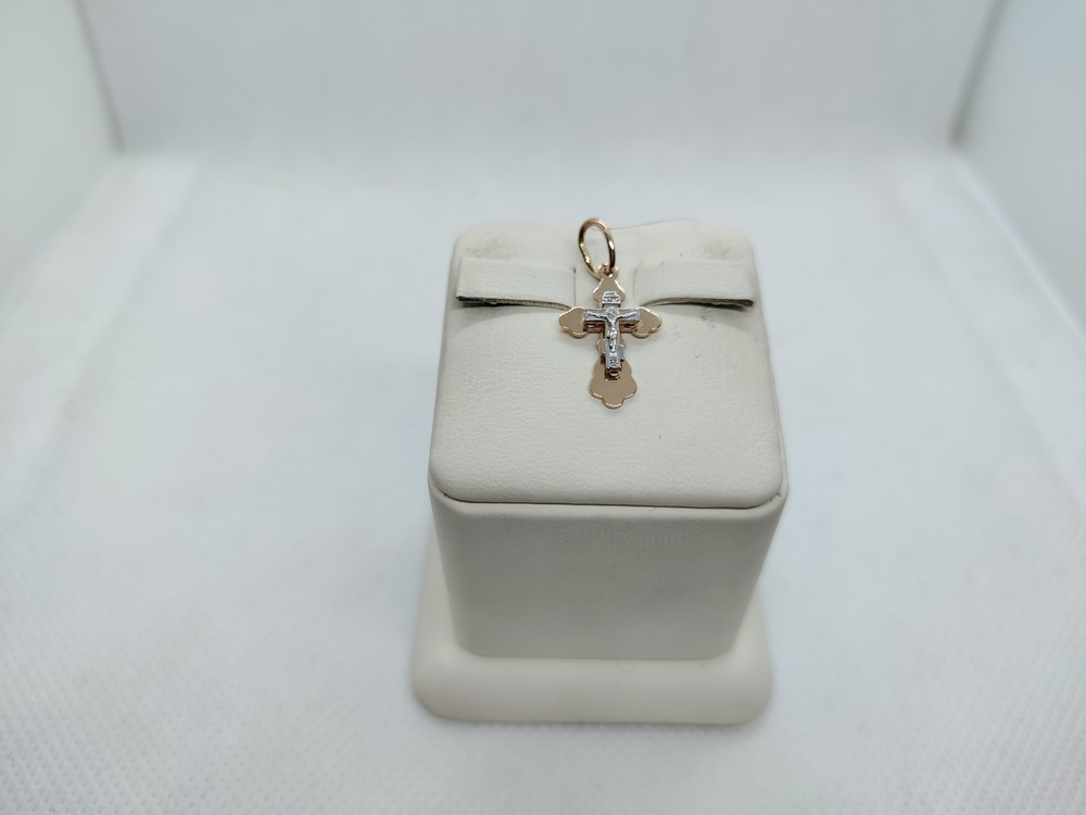 810-00328-10-00-00-00 ПОДВЕСКА КРЕСТ (Au 585) 810-00328-10-00-00-00 ПОДВЕСКА КРЕСТ (Au 585)