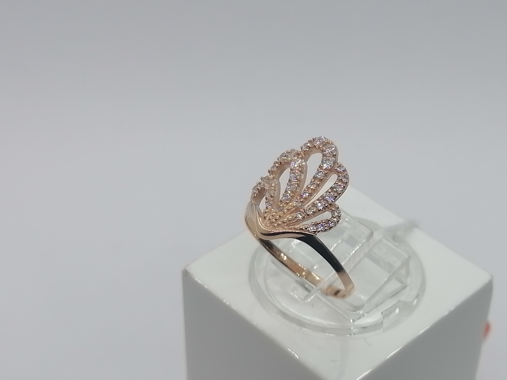 КОЛЬЦО С КАМНЯМИ (Au 585)