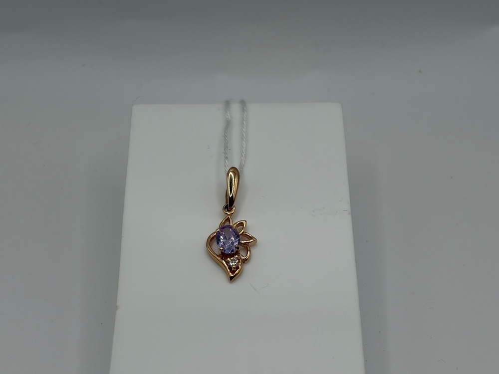 ПОДКМИ585 ПОДВЕСКА С КАМНЯМИ (Au 585)