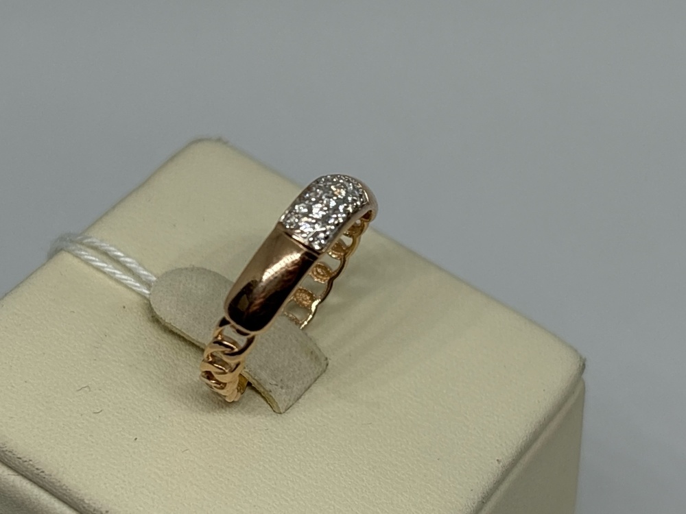 КОЛКМИ585 КОЛЬЦО С КАМНЯМИ (Au 585)