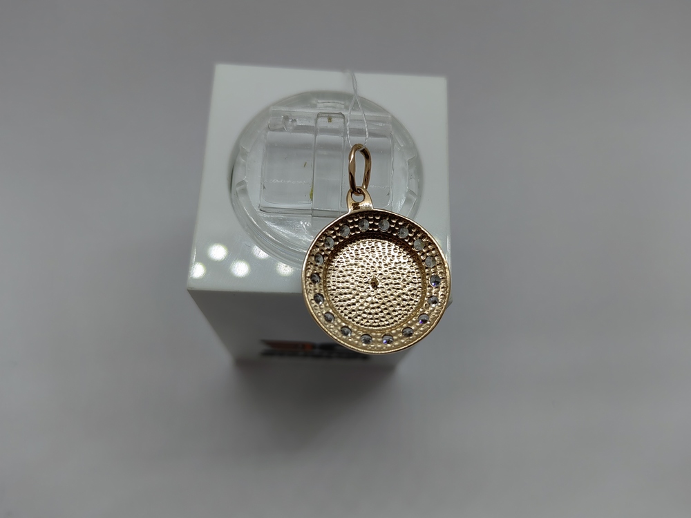 ПОДВЕСКА ЗНАК ЗОДИАКА ТЕЛЕЦ (Au 585)