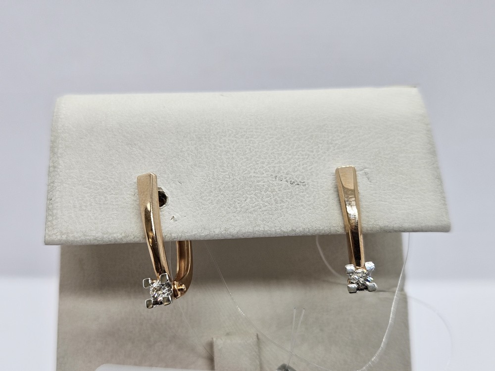СЕРЬГИ БРИЛЛИАНТ (Au 585)