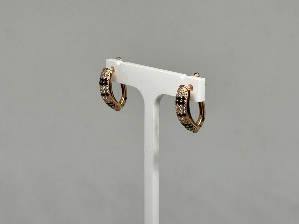 СКМИ585 СЕРЬГИ С КАМНЯМИ (Au 585)