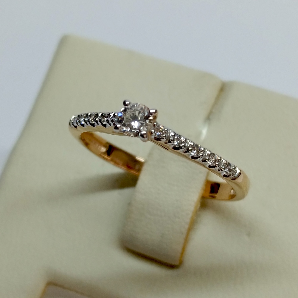 КОЛЬЦО БРИЛЛИАНТ (Au 585)