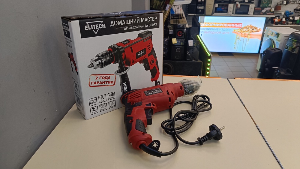 Дрель Elitech ДУ-650 РЭК