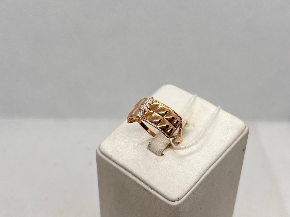 КОЛКМИ585 КОЛЬЦО С КАМНЯМИ (Au 585)