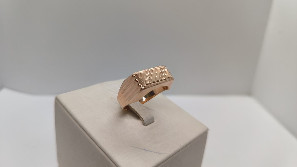 КОЛЬЦО ПЕЧАТКА без камня (Au 585)