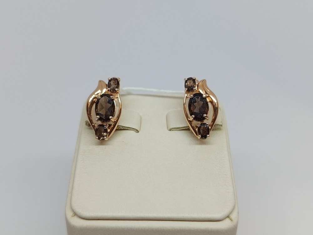 СЕРЬГИ С КАМНЯМИ (Au 585)