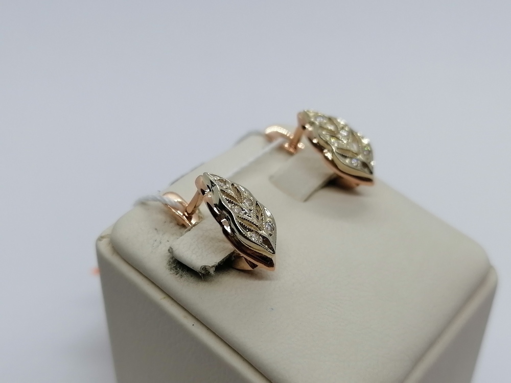 СЕРЬГИ С КАМНЯМИ (Au 585)