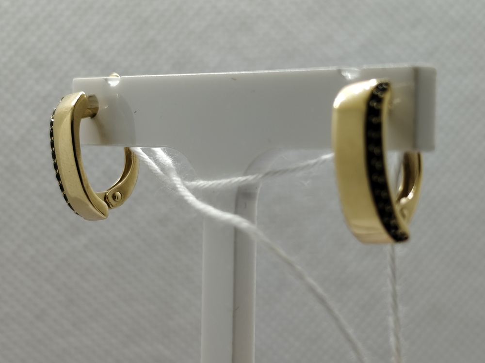 СКМИ585 СЕРЬГИ С КАМНЯМИ (Au 585)