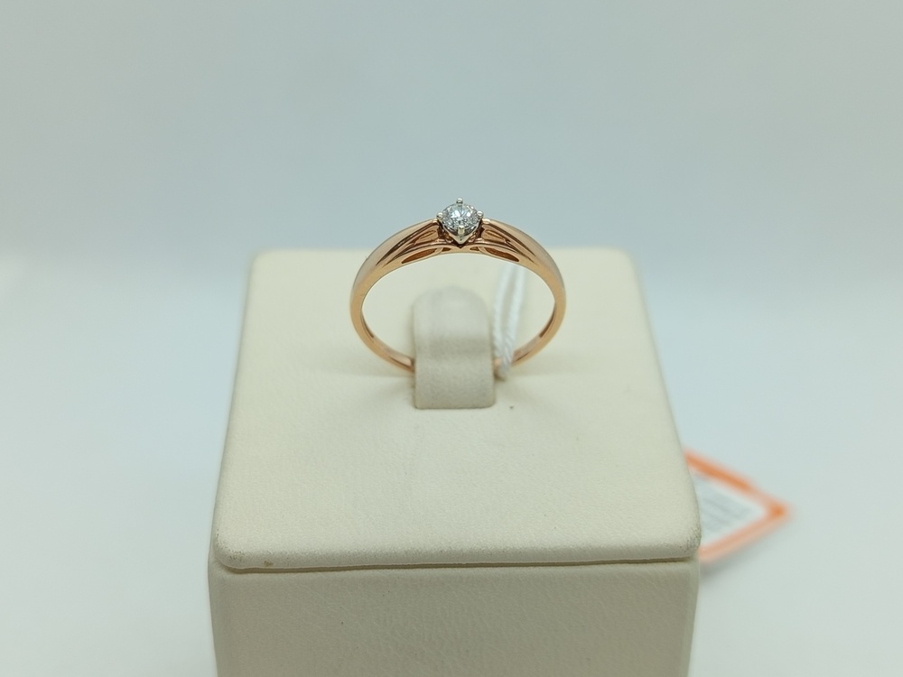 КОЛЬЦО БРИЛЛИАНТ Au 585