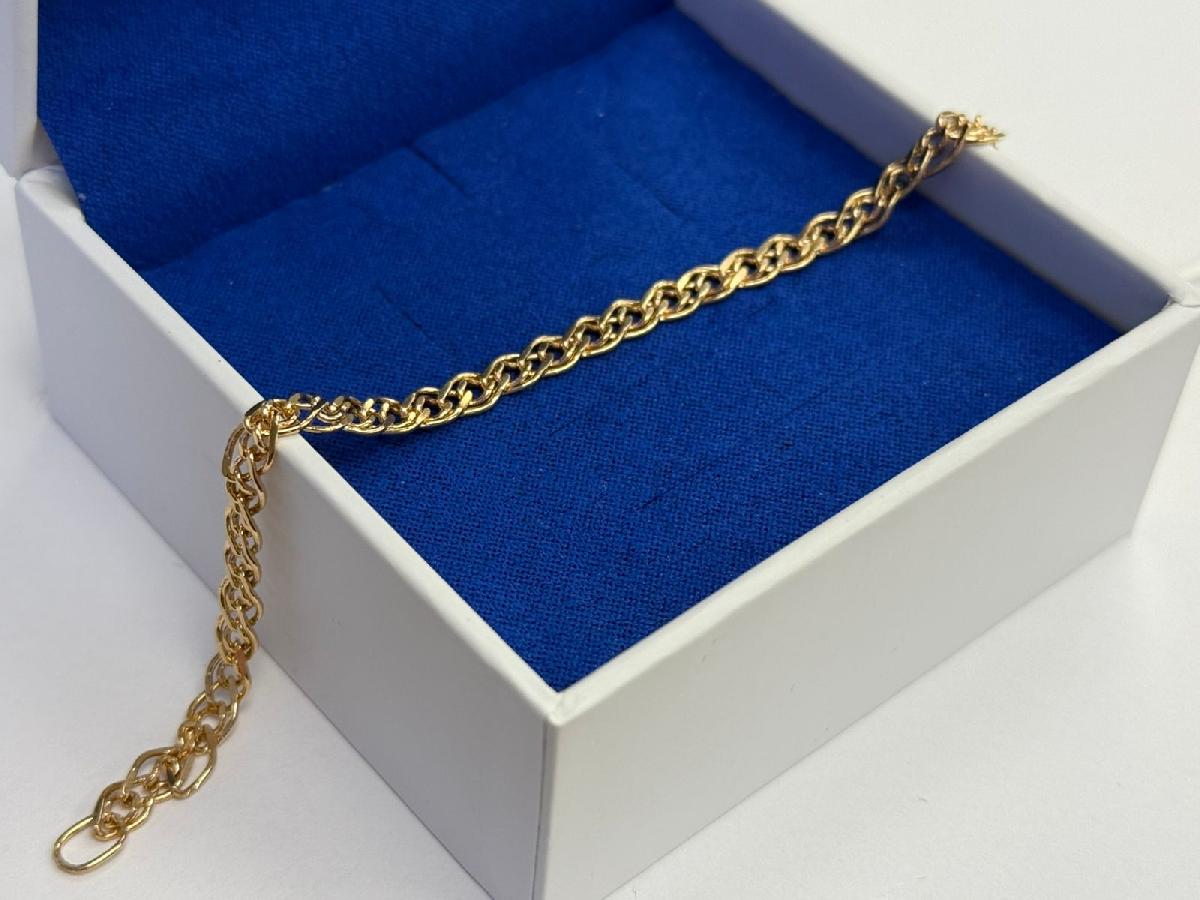 БРАСЛЕТ ПОЛНОВЕСНЫЙ Нона Au 585