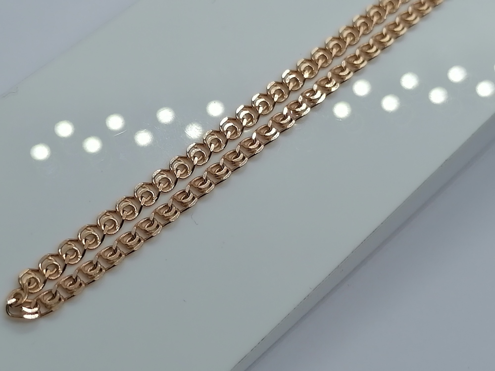 НЦ 12-087 ЦЕПЬ ПОЛНОВЕСНАЯ Лав (Au 585)