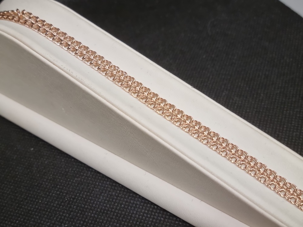 ЦЕПЬ ПУСТОТЕЛАЯ Бисмарк (Au 585)