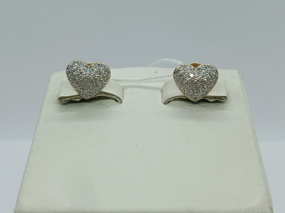 СПУС585 СЕРЬГИ ПУСЕТЫ (Au 585)