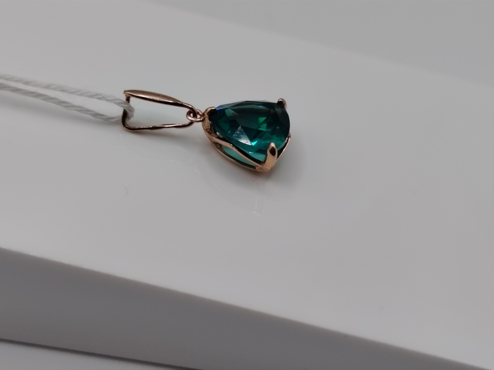 ПОДКМ585 ПОДВЕСКА С КАМНЕМ (Au 585)