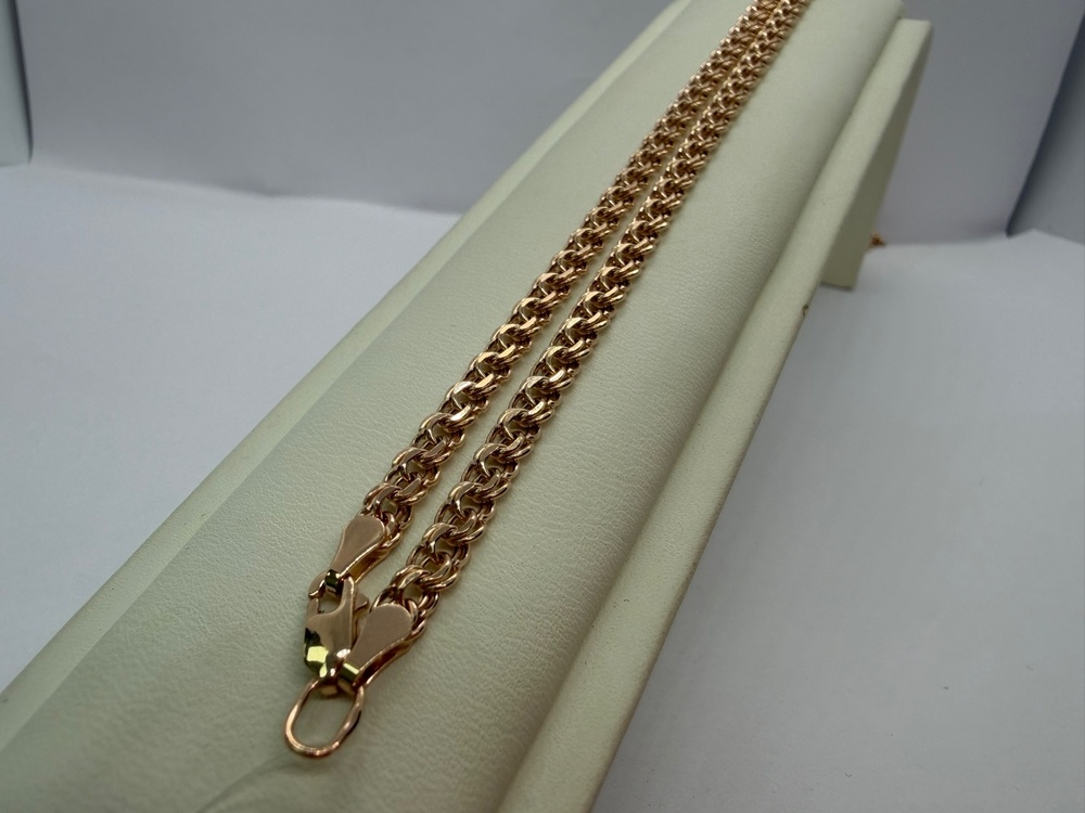 ЦЕПЬ ПУСТОТЕЛАЯ Бисмарк (Au 585)