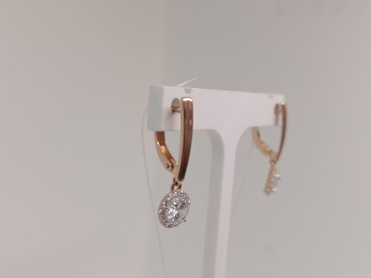 СЕРЬГИ С КАМНЯМИ (Au 585)