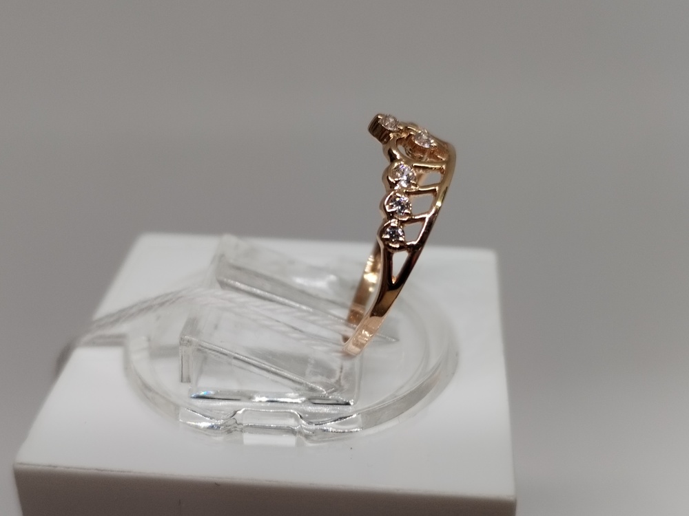 КОЛКМИ585 КОЛЬЦО С КАМНЯМИ (Au 585)