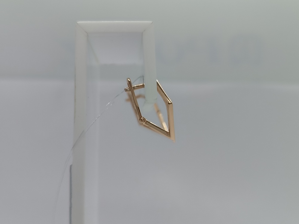 СЕРЬГИ БЕЗ КАМНЯ (Au 585)