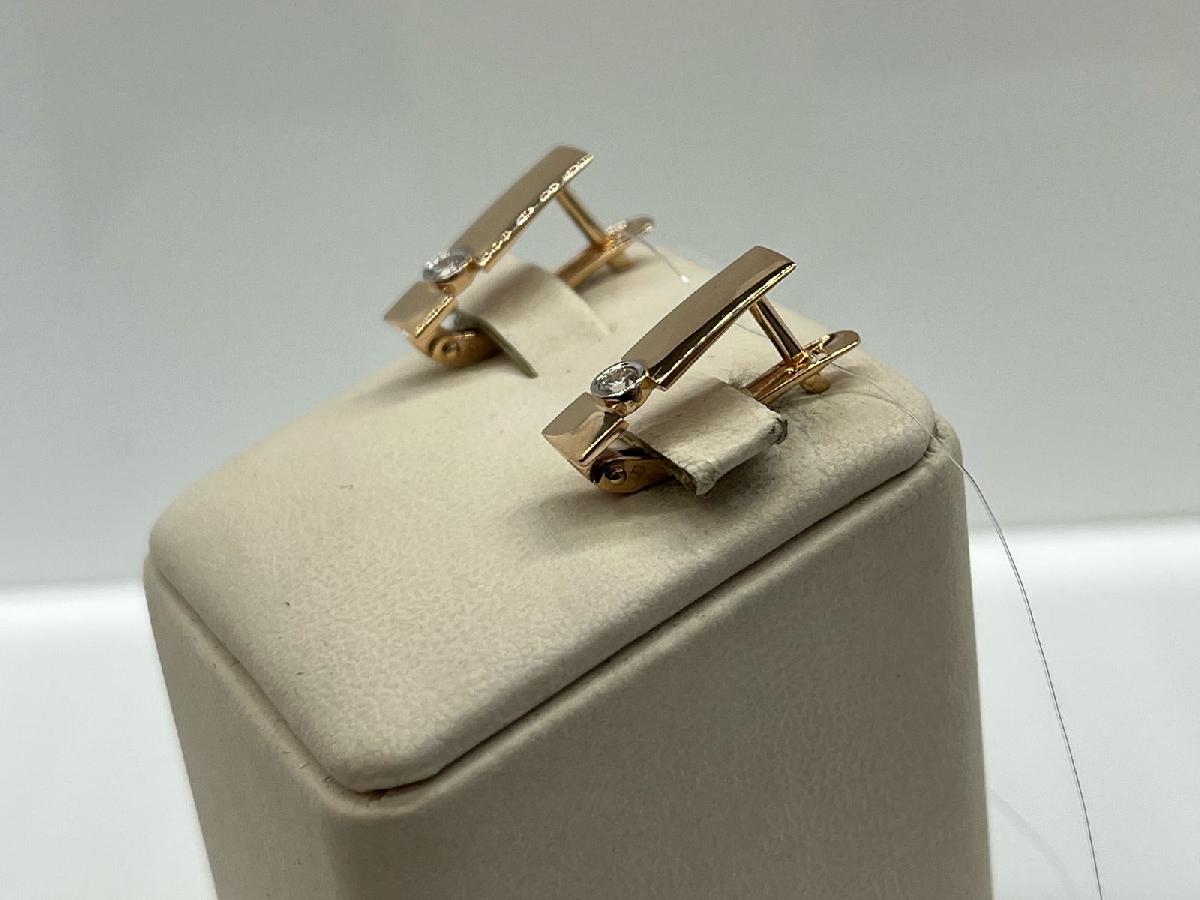 803-02252-10-00-20-00 СЕРЬГИ С КАМНЕМ (Au 585)