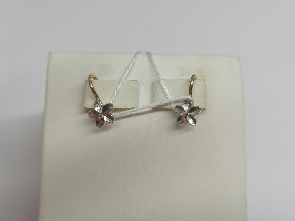 СЕРЬГИ БЕЗ КАМНЯ (Au 585)