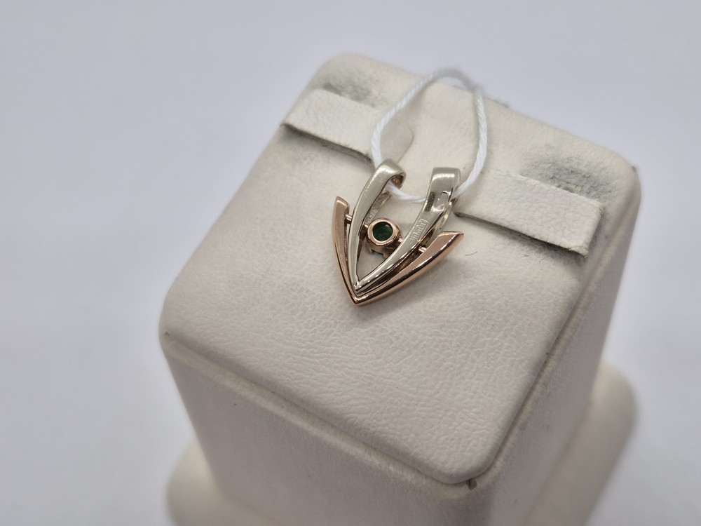 ПОДКМ585 ПОДВЕСКА С КАМНЕМ (Au 585)