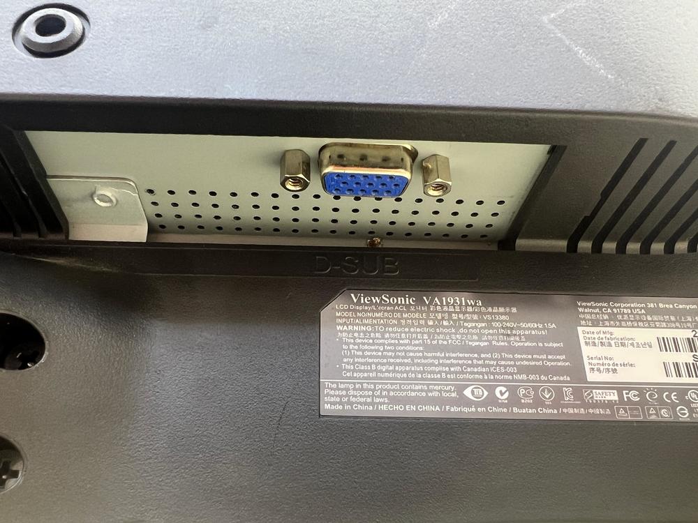 Монитор Viewsonic VA1931wa;