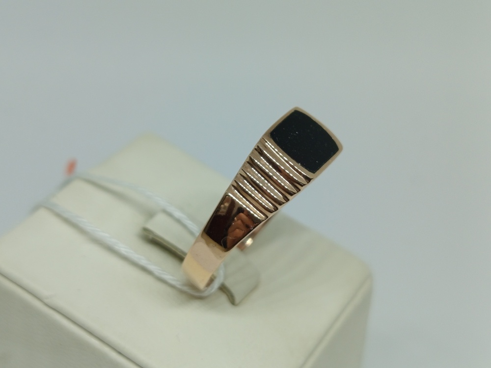 ПЕЧАТКА С КАМНЕМ (Au 585)