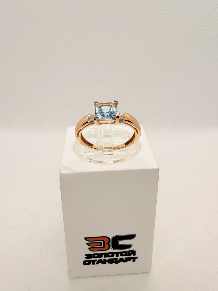 КОЛКМИ585 КОЛЬЦО С КАМНЯМИ (Au 585)