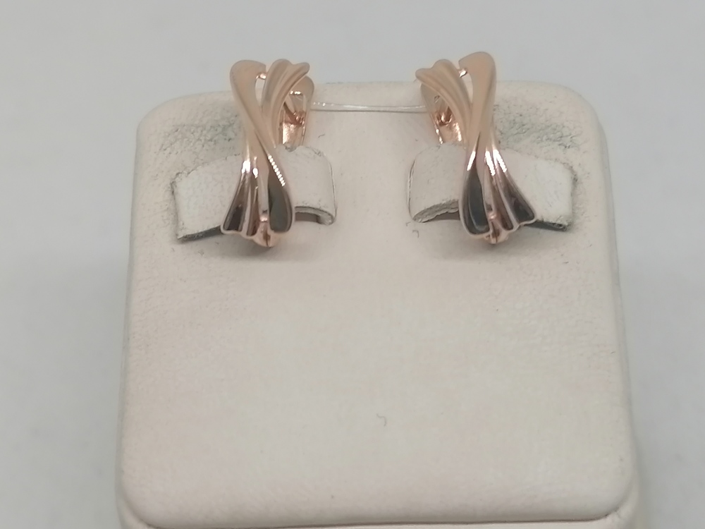 СЕРЬГИ БЕЗ КАМНЯ (Au 585)