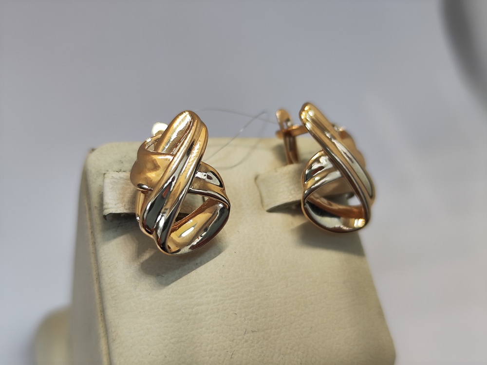 СЕРЬГИ БЕЗ КАМНЯ (Au 585)