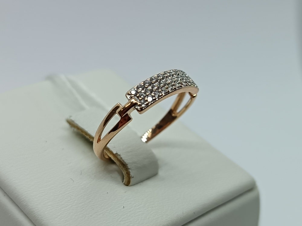 КОЛКМИ585 КОЛЬЦО С КАМНЯМИ (Au 585)