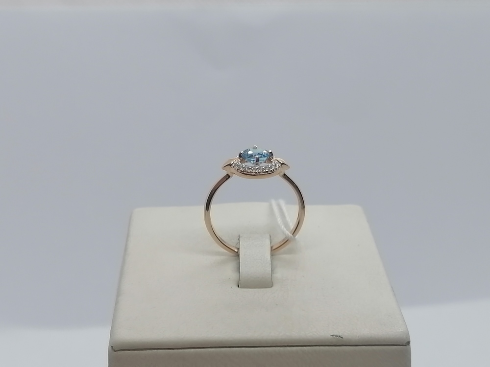 КОЛЬЦО С КАМНЯМИ (Au 585)