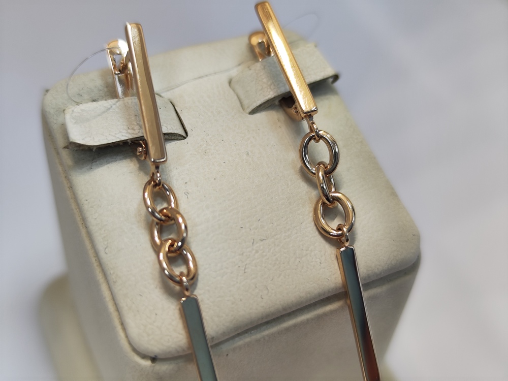 СЕРЬГИ БЕЗ КАМНЯ (Au 585)