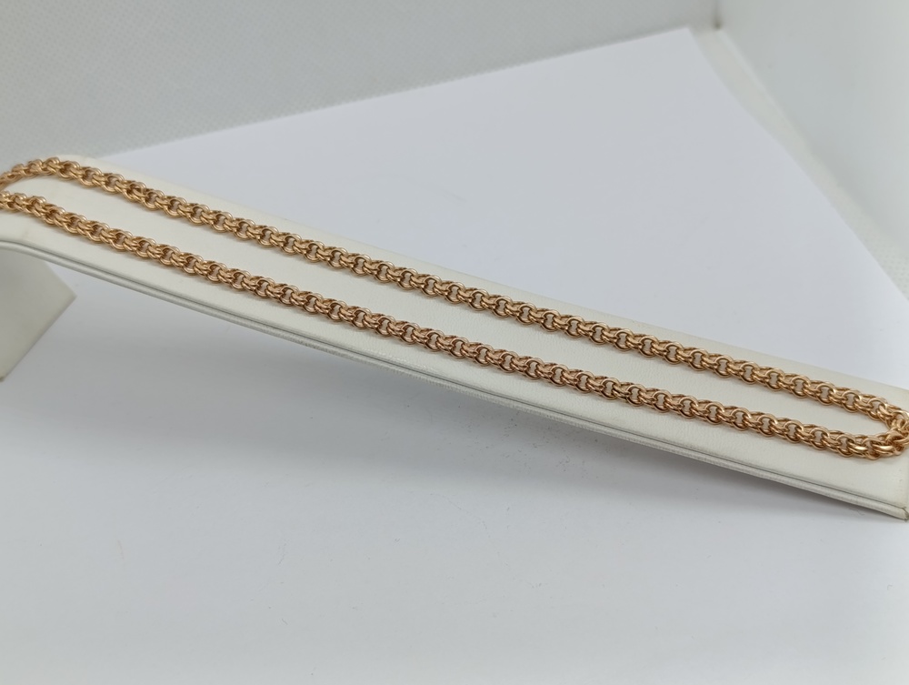 ЦЕПЬ ПУСТОТЕЛАЯ Бисмарк (Au 585)