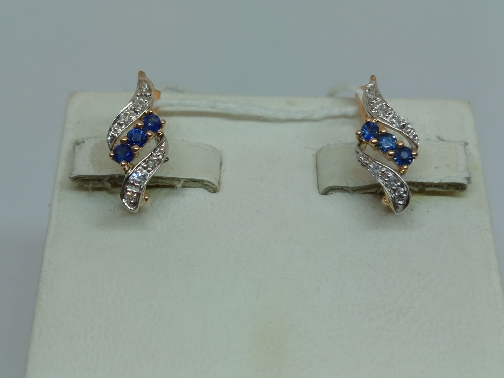 СЕРЬГИ БРИЛЛИАНТ (Au 585)