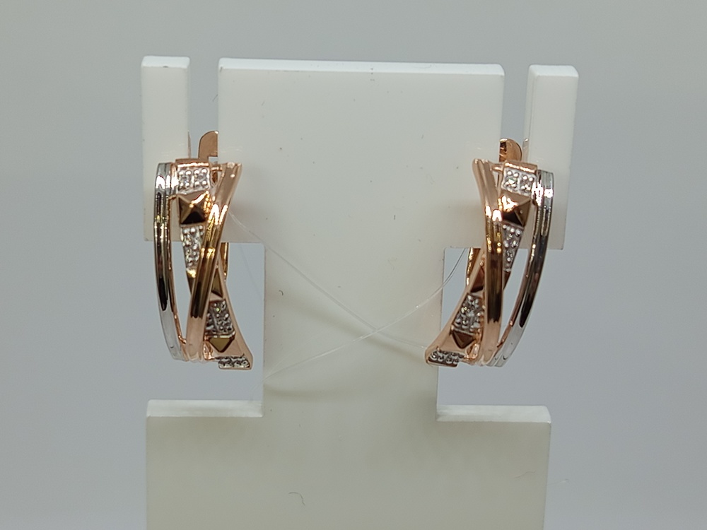 СЕРЬГИ С КАМНЯМИ (Au 585)