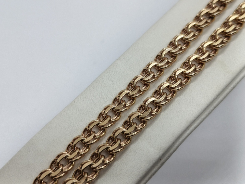 ЦЕПЬ ПУСТОТЕЛАЯ Бисмарк (Au 585)