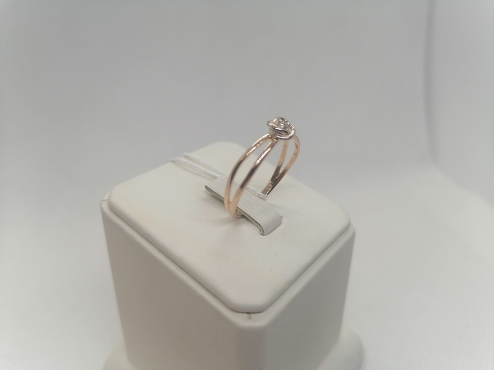 КОЛКМ585 КОЛЬЦО С КАМНЕМ (Au 585)