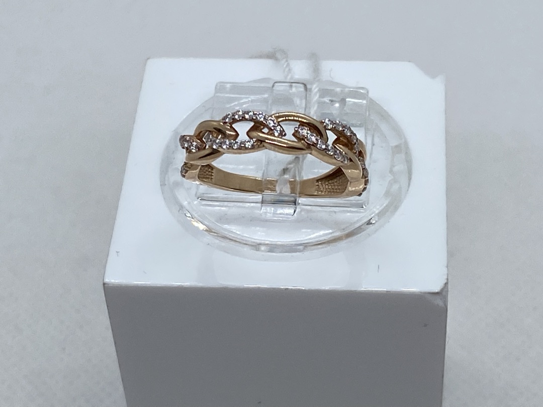 КОЛКМИ585 КОЛЬЦО С КАМНЯМИ (Au 585)