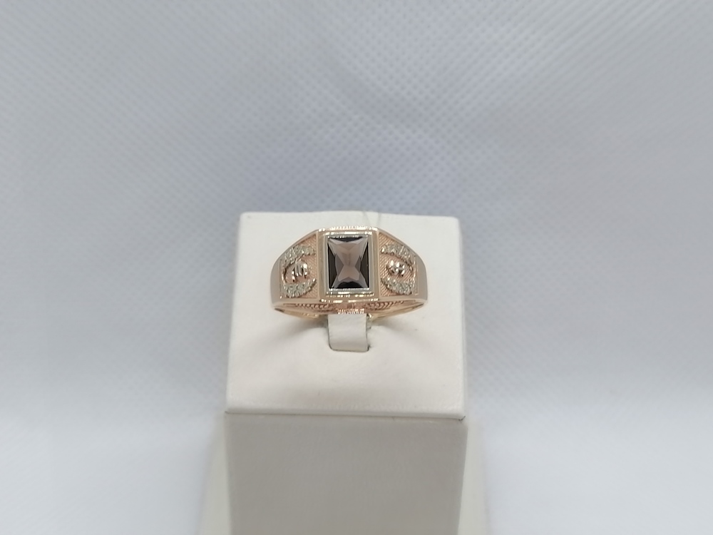 КОЛЬЦО ПЕЧАТКА с камнем (Au 585)