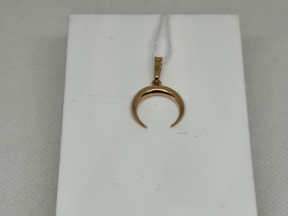 ПОДПБК585 ПОДВЕСКА ПОЛУМЕСЯЦ БЕЗ КАМНЯ (Au 585)