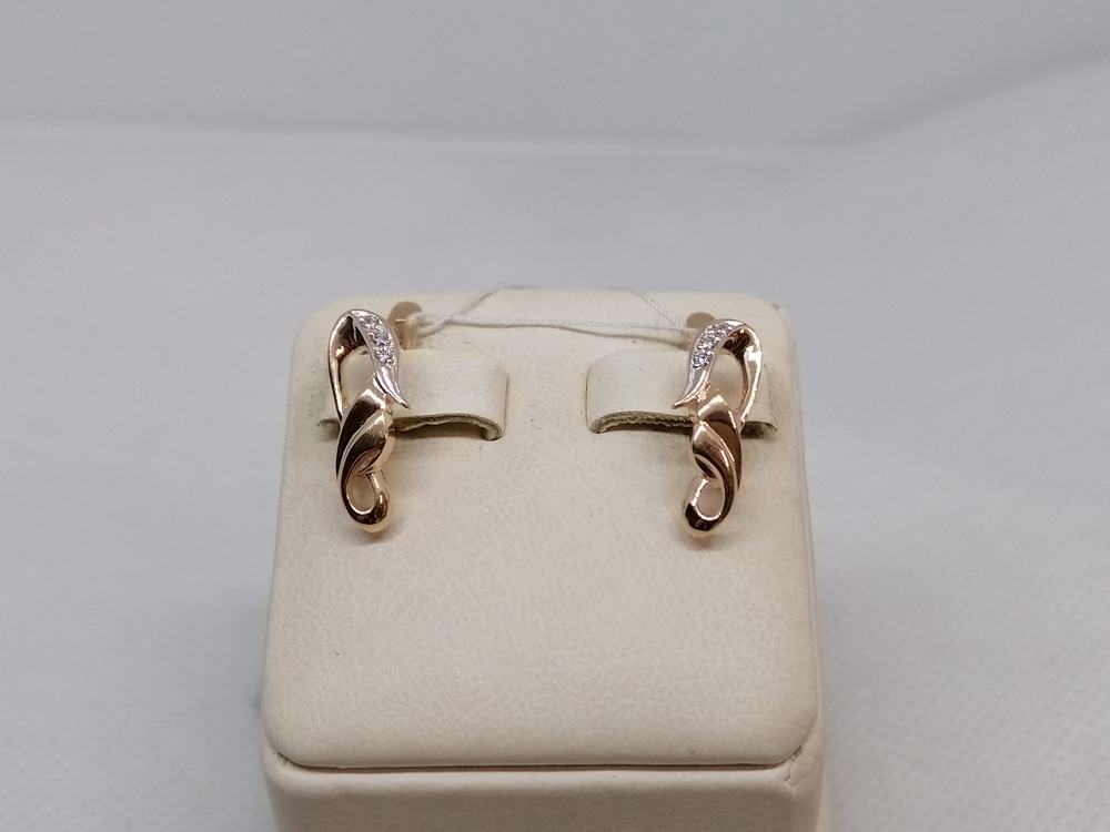 СЕРЬГИ С КАМНЯМИ (Au 585)