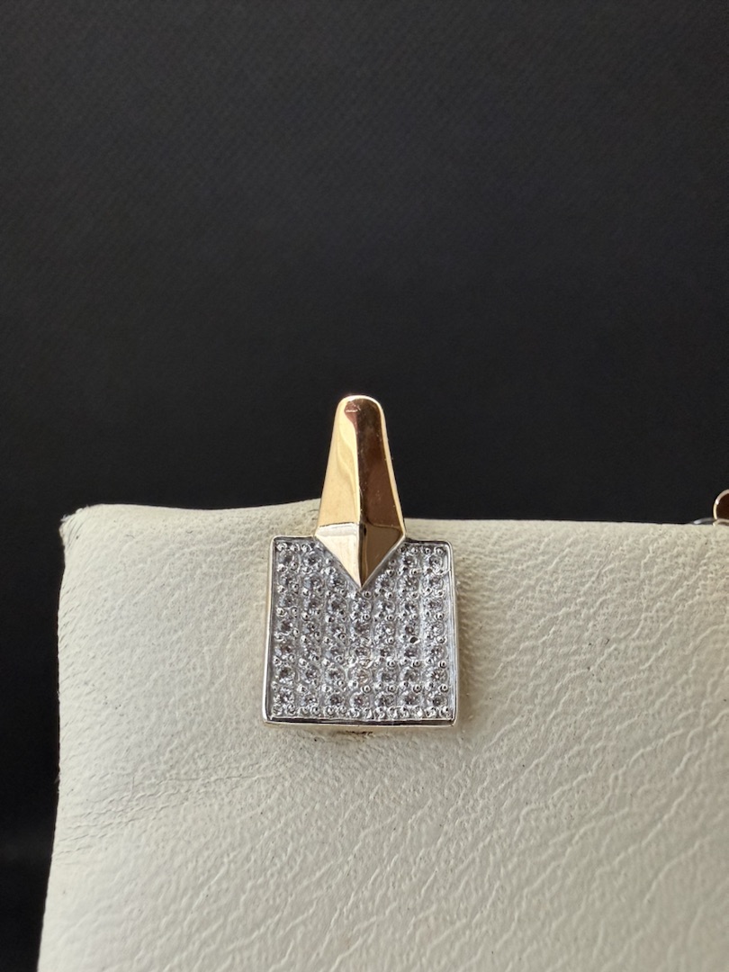 СЕРЬГИ С КАМНЯМИ (Au 585)