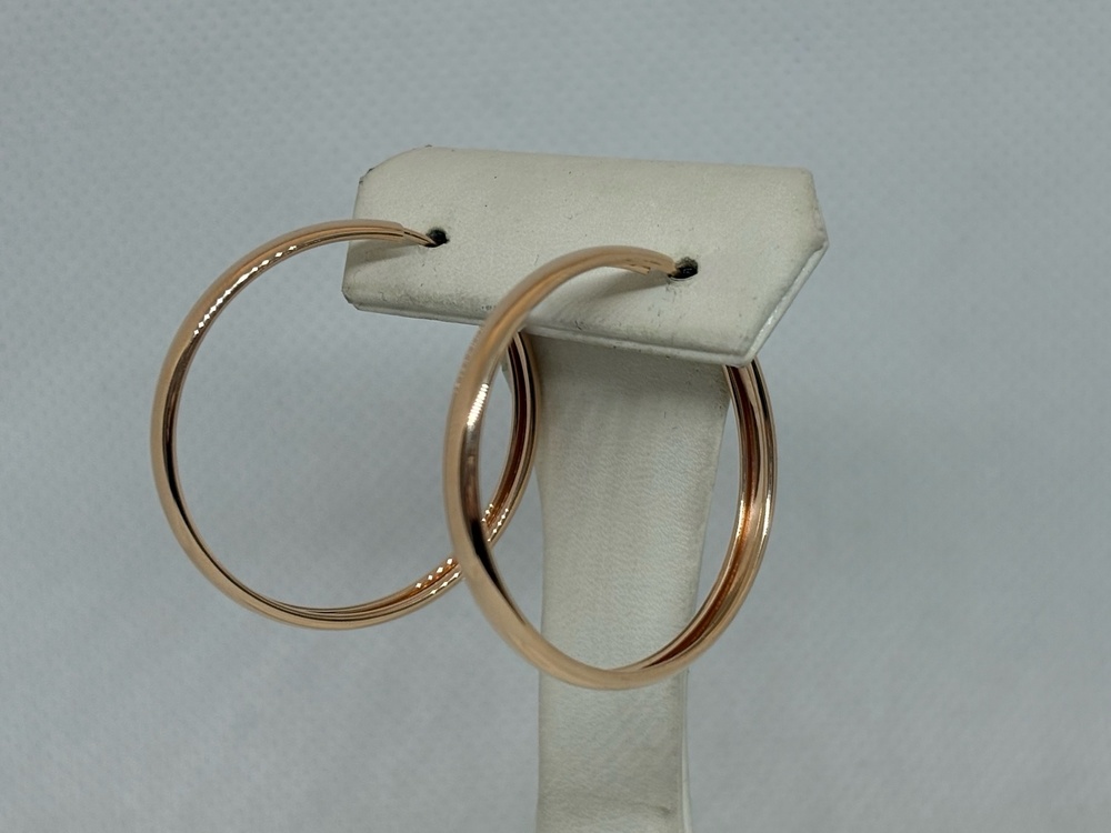 00-52-0255-5-00 СЕРЬГИ КОНГО (Au 585)