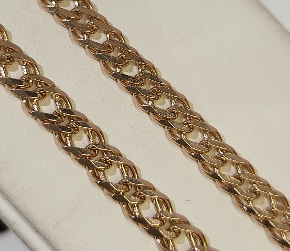 ЦЛР2585 ЦЕПЬ ПОЛНОВЕСНАЯ Ромб двойной (Au 585)