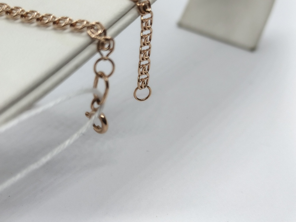 БРАСЛЕТ ПУСТОТЕЛЫЙ Лав Au 585