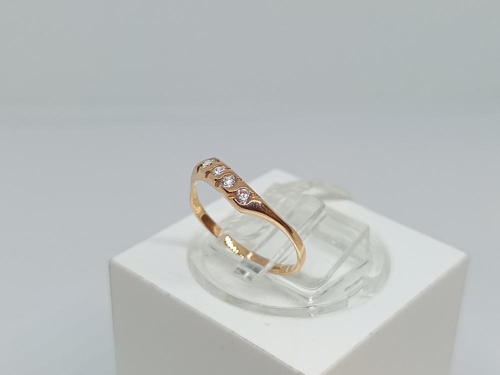 КОЛКМИ585 КОЛЬЦО С КАМНЯМИ (Au 585)